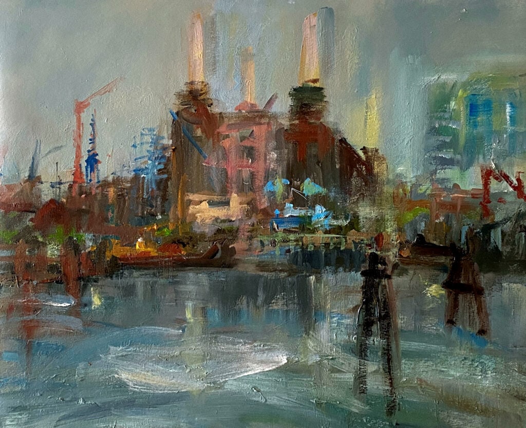 Battersea Power Station Painting