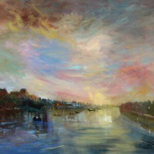 Before Sunset Landscape River