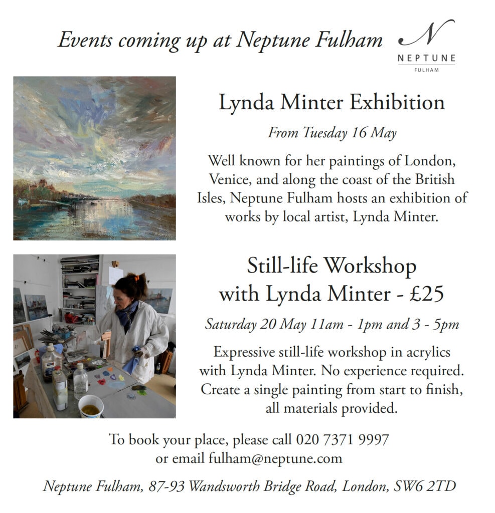 Neptune Fulham Events by Lynda Minter