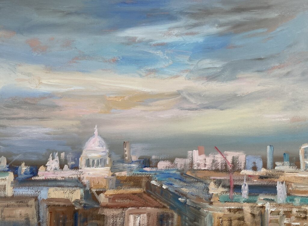 Landscape Artist Thames St Pauls