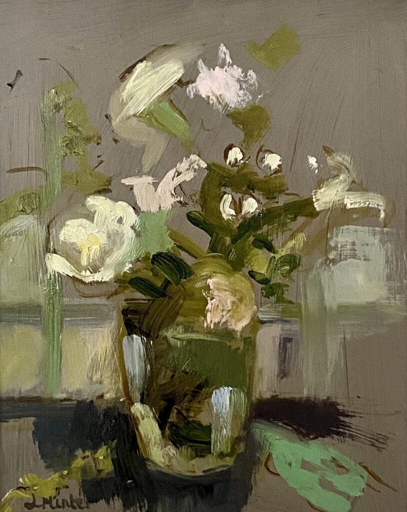 Pale Flowers Painting Artwork