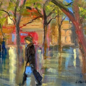Nocturne in Red & Gold, Sloane Square