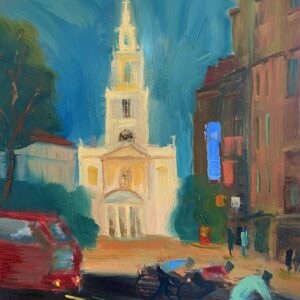 St Mary's Le Strand, evening motion